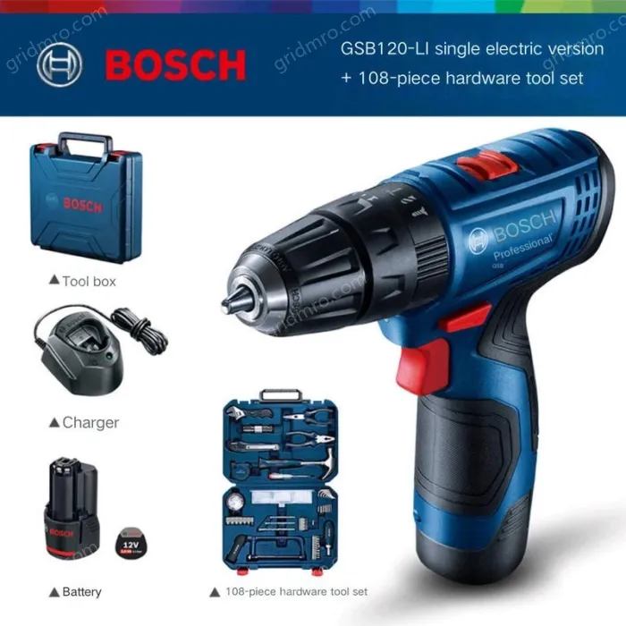 GSB 120 Single Electric Blue 108 Piece Set