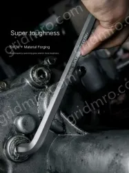 Extended flat head hex wrench 3mm 81307