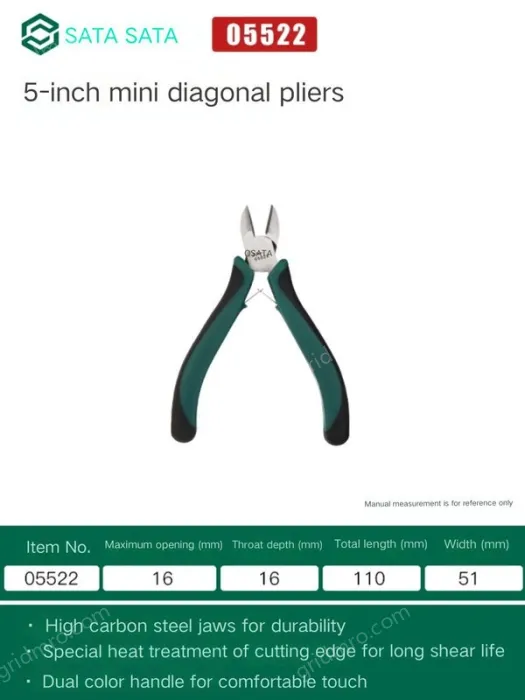 5 inch diagonal pliers 05522