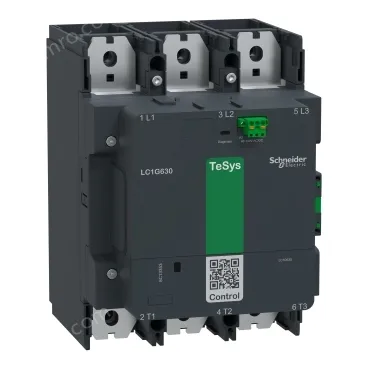 LC1G800LSEN Contactor, high power, TeSys Giga, 3P(3NO), AC-3, <=440V 800A, standard version, 200-500V AC/DC wide band coil