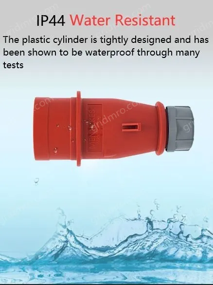 16A4-pole 400V surface mount plug