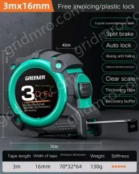 Drop resistance, wear resistance/rubber lagging self-locking: 3m&times;16MM class II. accuracy
