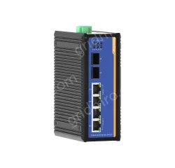 [Gigabit 2 Optical 4 Electrical] Ring Network Management Industrial Switch