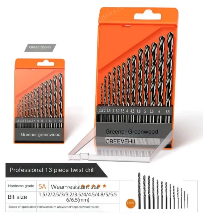 Professional 13-piece set + 13 twist drills
