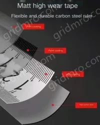 Class 1 accuracy: 2 meters, ruler width, 13mm-91311B