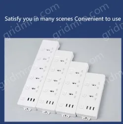 Single 5-plug USB 3m