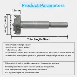 Woodworking hole opener 65mm