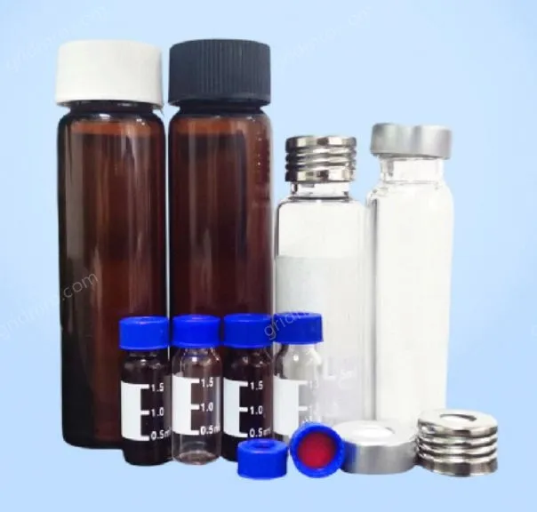 Chromatography injection vial screw mouth headspace cap 10 ml