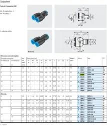 Push-in fitting QSY-6-100(FESTO)