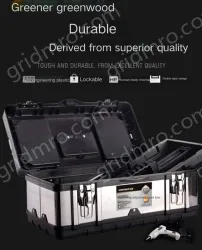 Flagship 14-inch stainless steel tool box