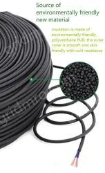 5 core 4 core 2 core sensor cable 26 AWG 5 pole