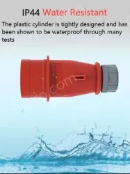 32A3 pole 230V surface mount plug