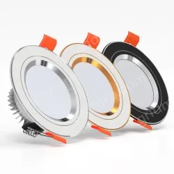 S8 downlight white + black 6W
